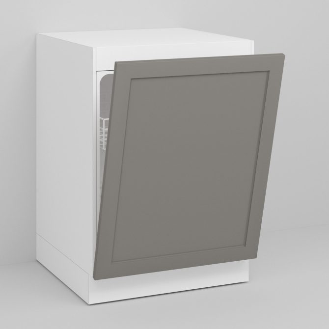 Light Grey Supermatte Shaker Door for Sektion