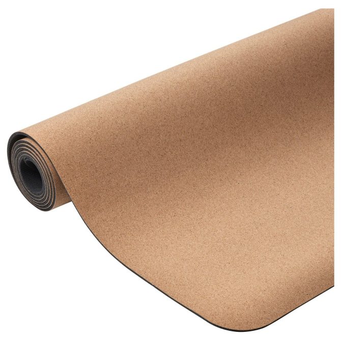 IKEA KASEBERGA Yoga Mat Durable Thick Knee Pad Exercise Cork Brown 705.144.16