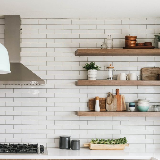 Walnut Floating Shelf