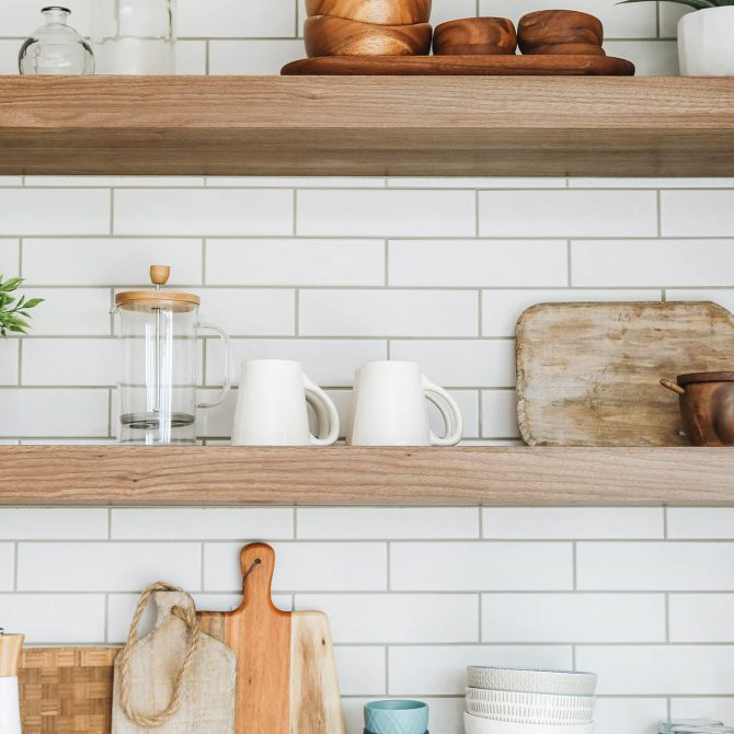 Walnut Floating Shelf