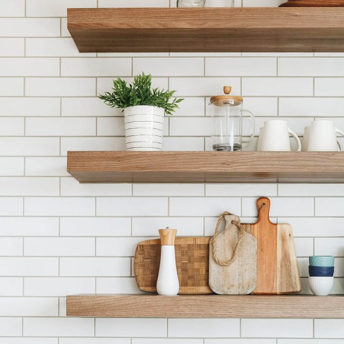 Walnut Floating Shelf